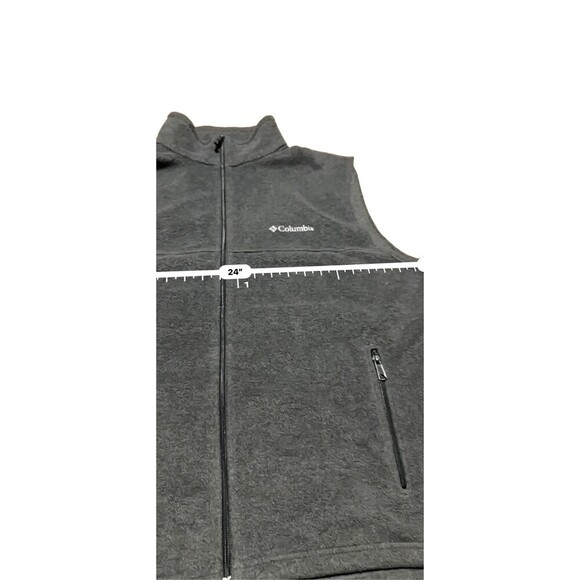 Columbia mens jacket vest size large fleece gray - Picture 4 of 5